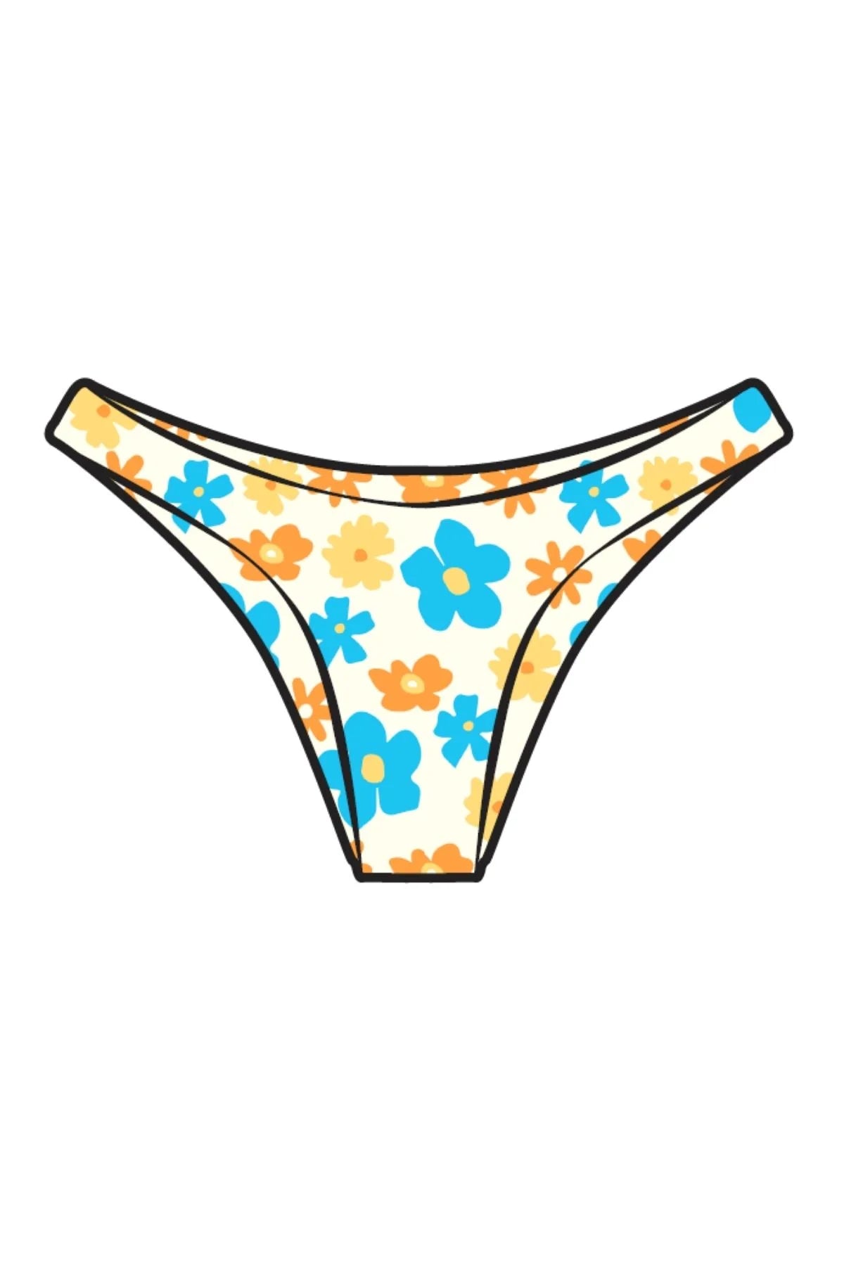 Nocturnal Cheeky Bikini Bottom